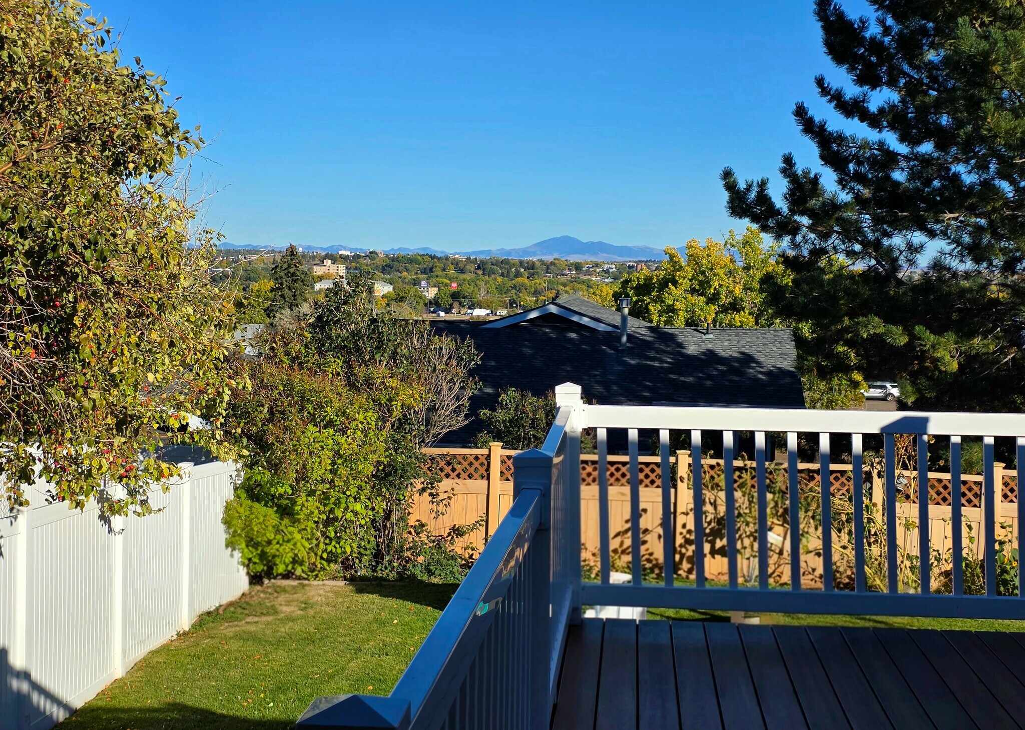 Mountain views from deck - 1409 2nd West Hill Dr
