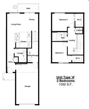 2BR/1BA - Brookings Prairie View Townhomes