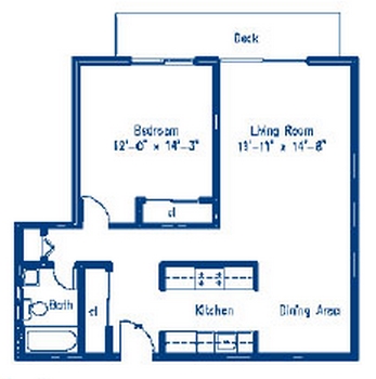 1 bedroom - Ridgeview Heights Apartments