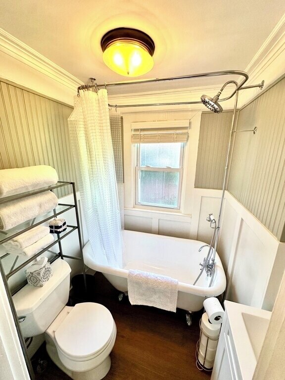 Cast iron clawfoot tub / shower - 59 Monroe St