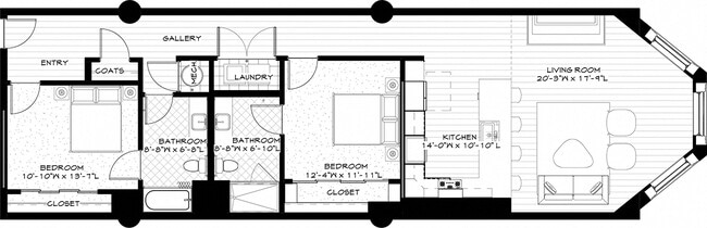 Floorplan - Residences at Halle