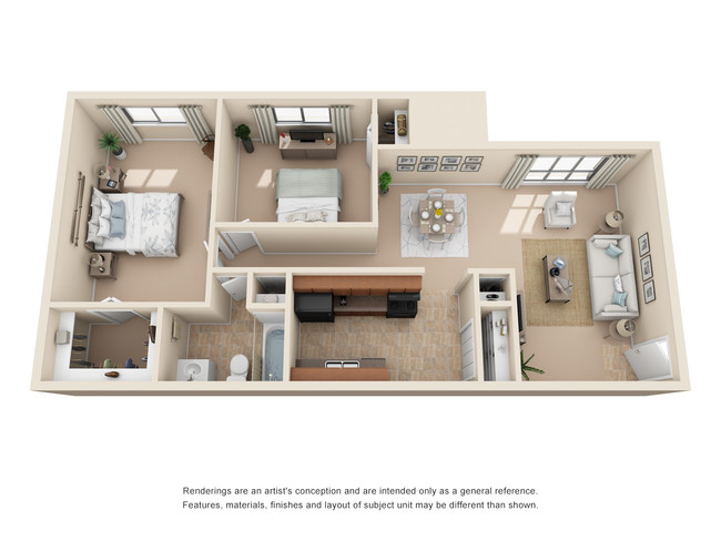 Floorplan - Wellington at Western Branch Apartments