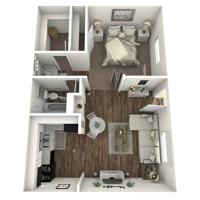 Floorplan - Parkside Place Apartments
