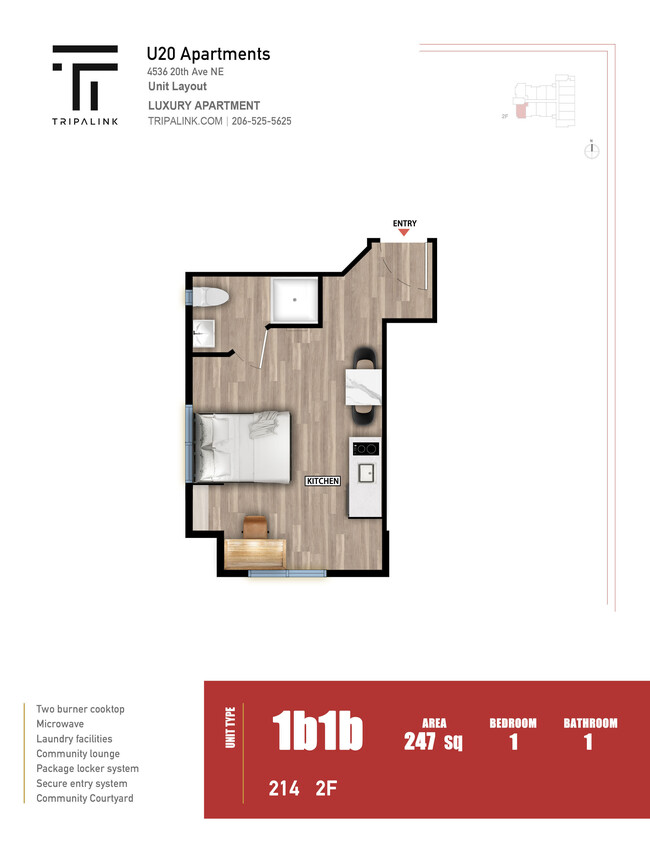 Floorplan - U20 Apartments