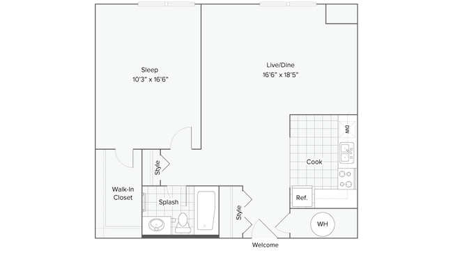 1BR x 1BA - Dean - Amherst - ReNew Taunton Apartment Collection
