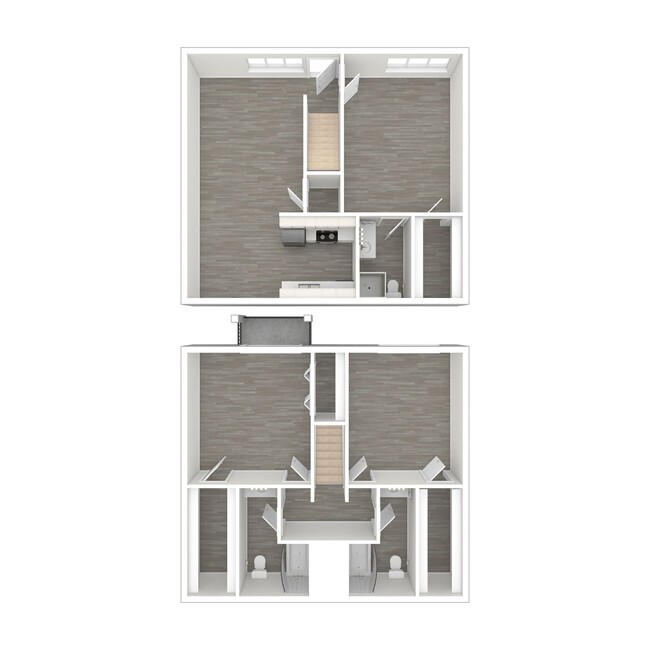 Floorplan - Lake Hefner Townhomes