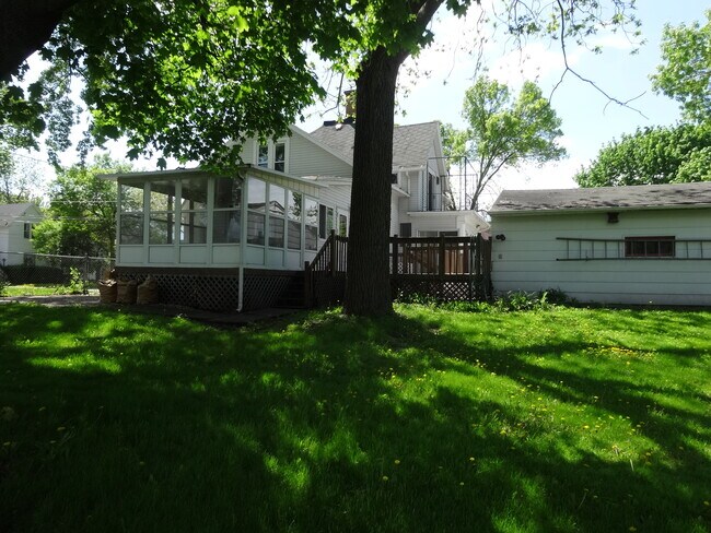 backyard view up to house - 48 Sherman Pl