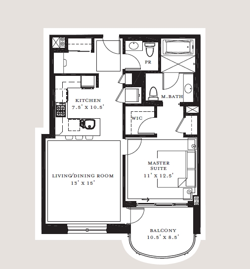 Floorplan - Ten East Delaware