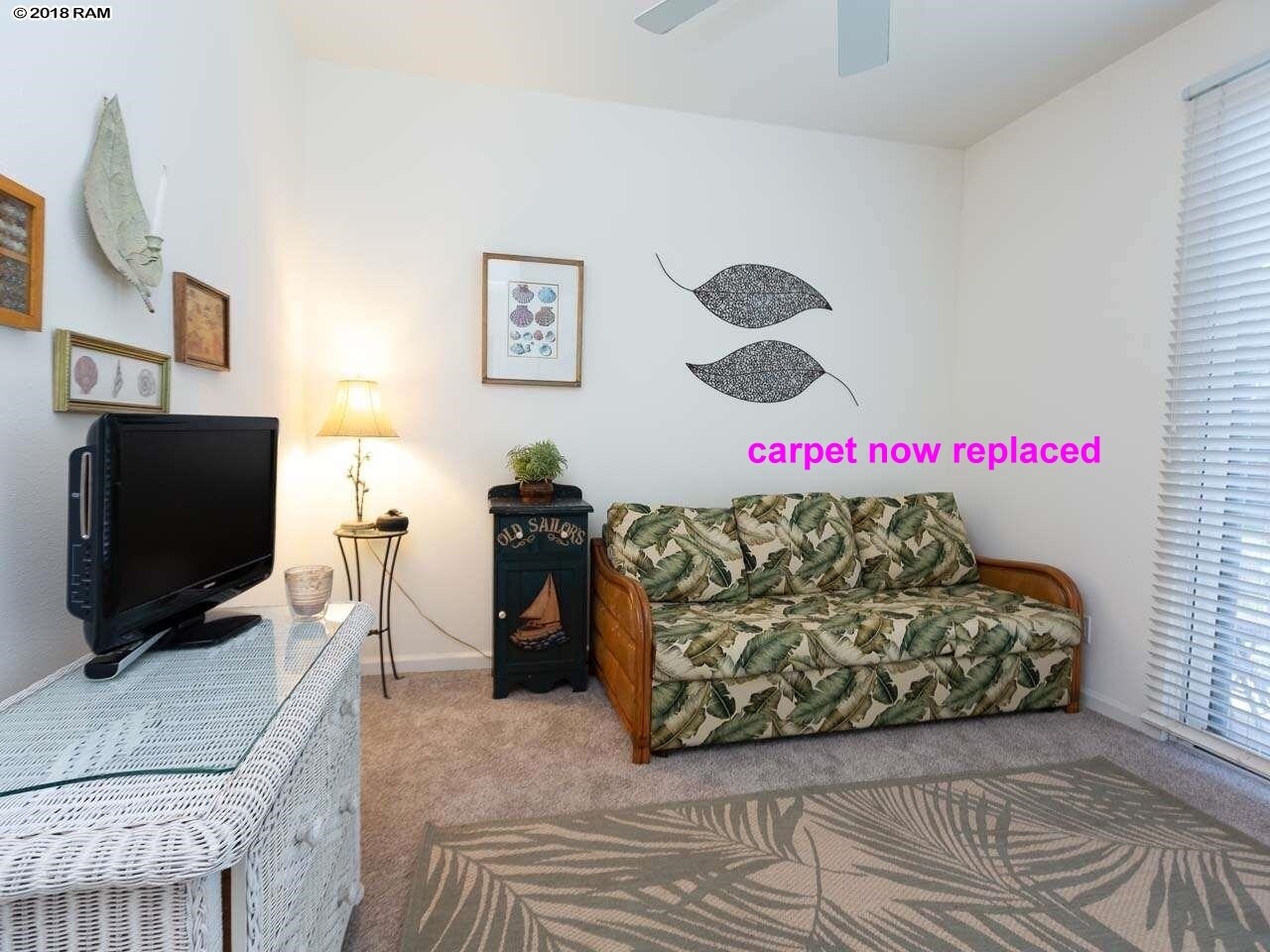 1st Flr - 2nd of 2 guest bedroom - prior tenants furniture - 214 A Kuli Puu St