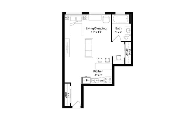 Floorplan - The Venue On Knox Apartments