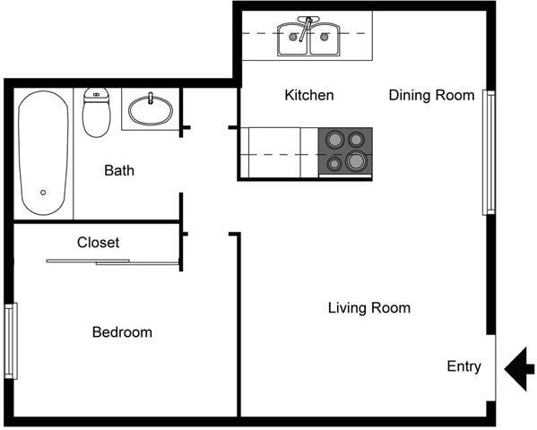 Floorplan - La Madera Apartments