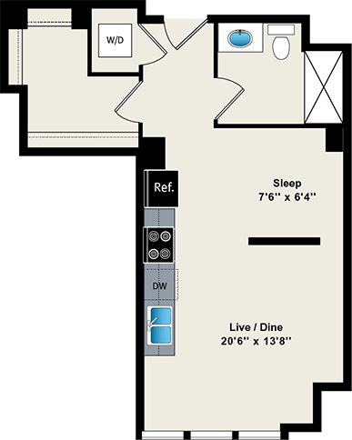 Floorplan - Reside on Green Street