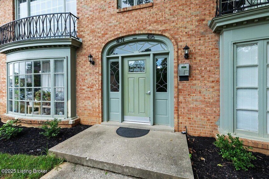 Entrance Door with Entry Code System - 411 Highwood Dr
