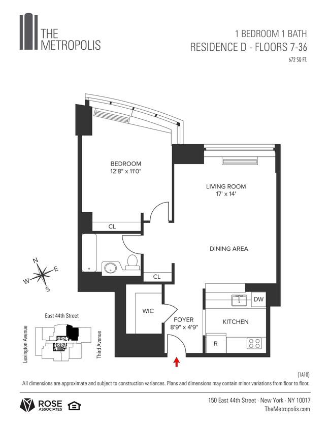 Floorplan - The Metropolis