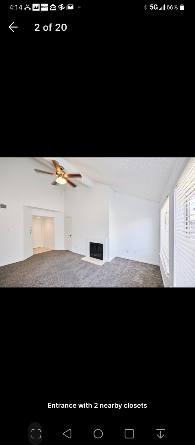 Clean modern living room the vaulted ceilings. Perfect for relaxation. - 12400 Overbrook Ln