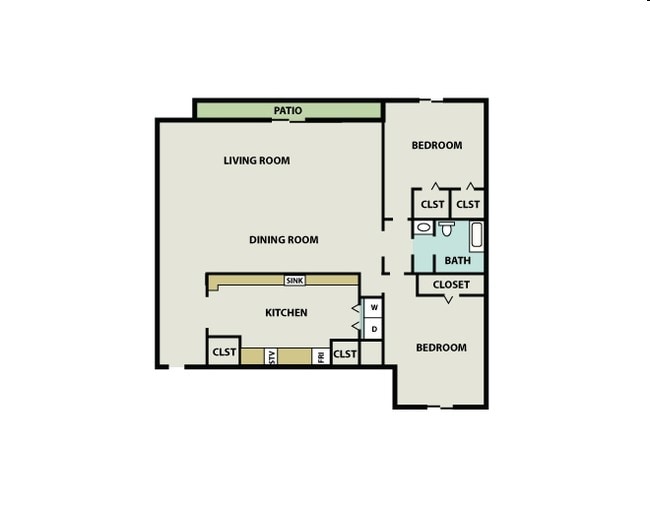 2BR/1BA - Win at Brady