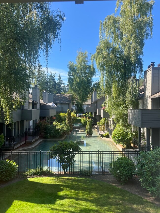 Pond View from Units - Sunset Ridge Apartments