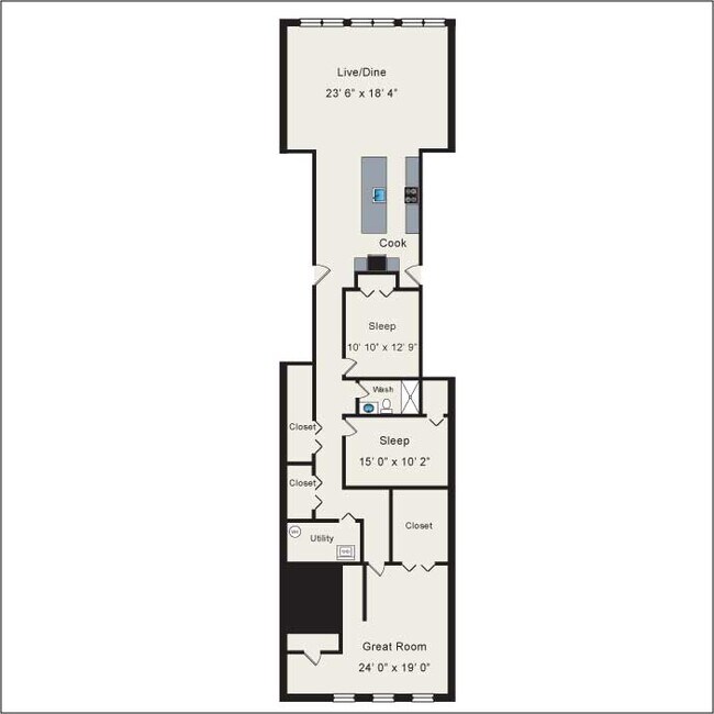 Floorplan - 945 W Fulton Market Apartments
