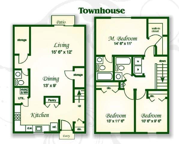 Floorplan - The Islands Apartments and Townhomes