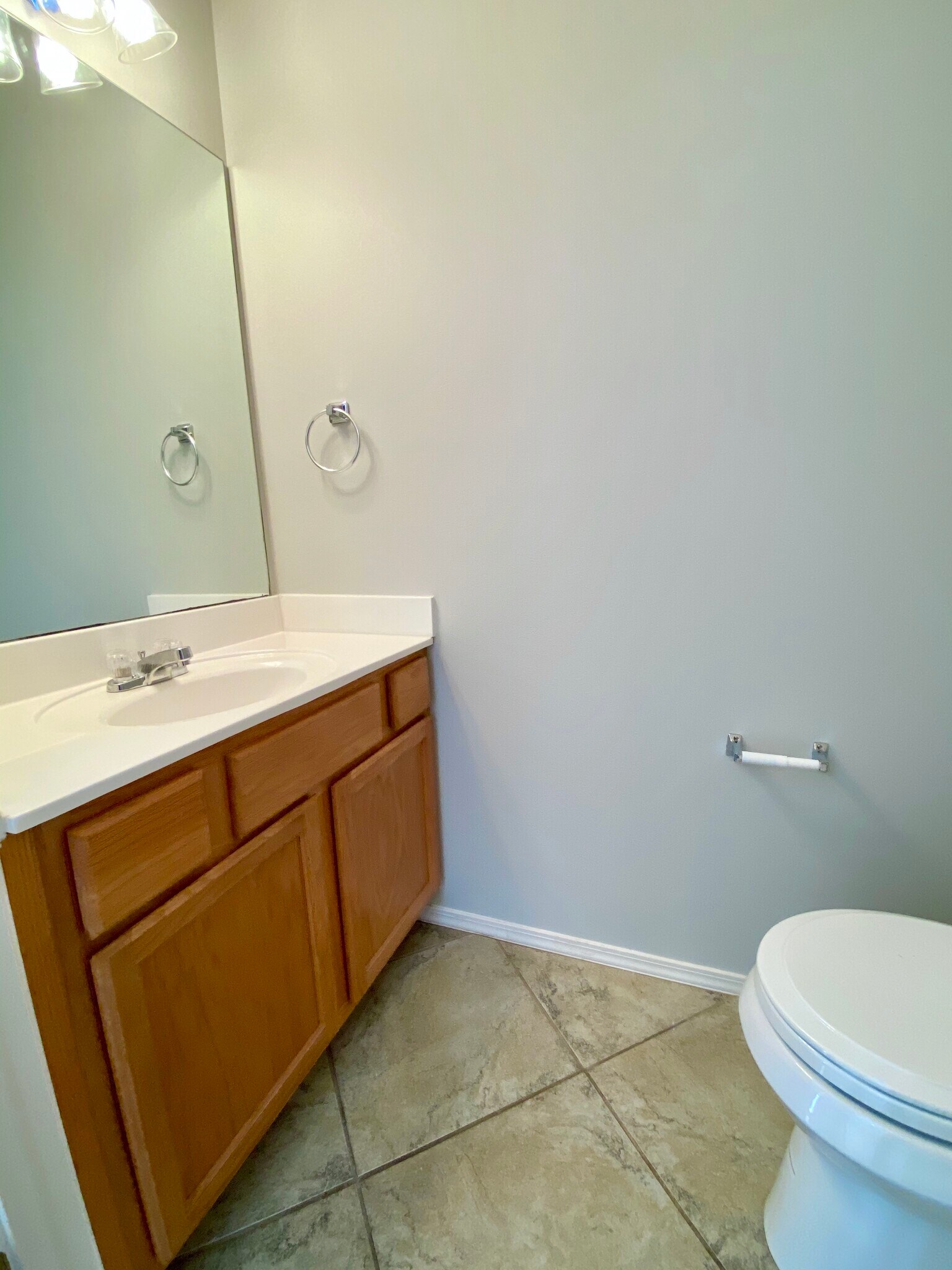 Half bath located downstairs. - 1819 Shay-Lin Court