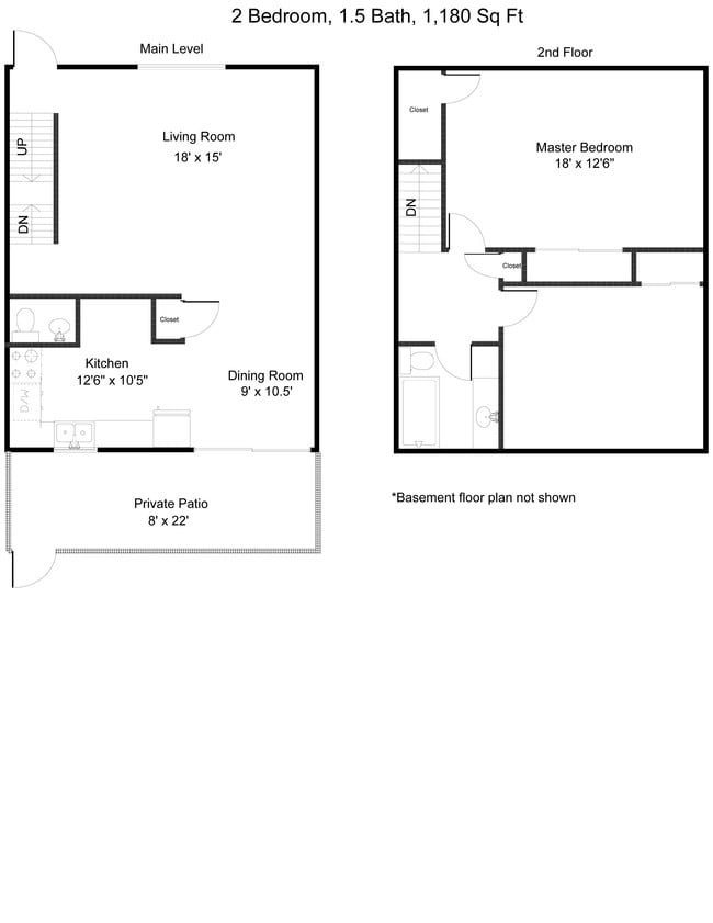 Floorplan - Applewood Gables Townhomes