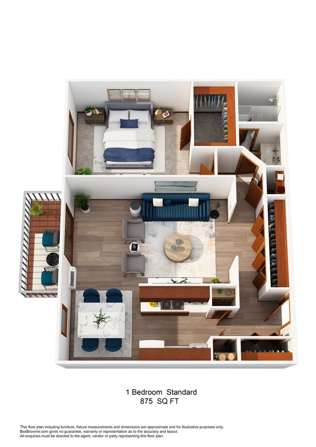 One-Bedroom Standard - Kings Manor Apartments