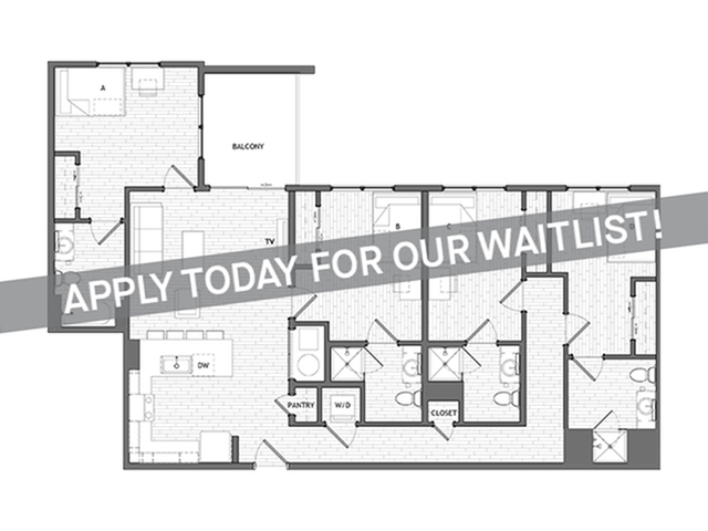 4x4 Balcony Premium - Apply Today For Our Waitlist! - Student | Uncommon Auburn