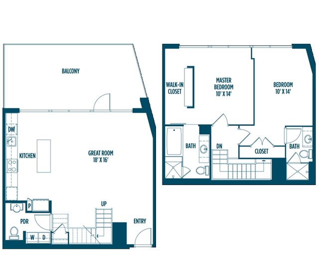 2BR/2.5BA - Foundry Lofts