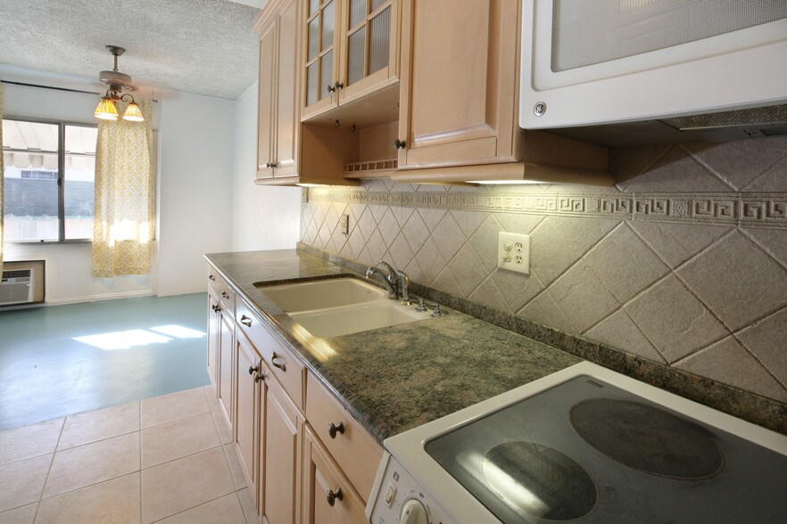 Electric stove, custom cabinets, granite tops - 250 Linden Ave