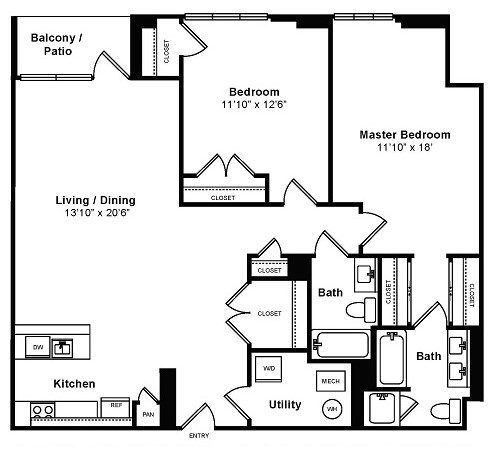 Floorplan - IO Piazza by Windsor