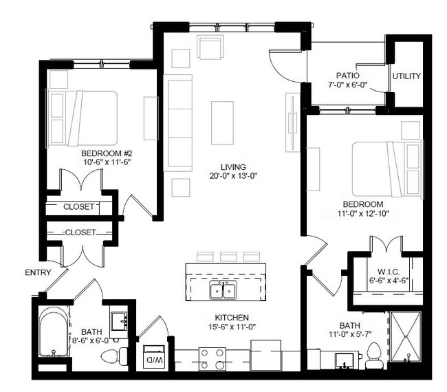 Floorplan - Timbers at Hickory Tree