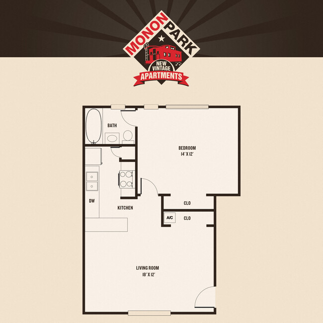 Floorplan - Monon Park, Managed by Buckingham Monon Li...