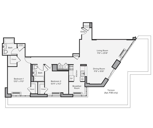 Floorplan - Avalon Riverview South Tower