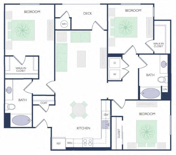 Floorplan - Marisol Apartments