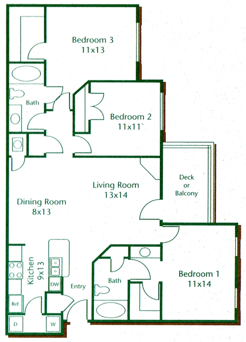 Floorplan - Meridian Oaks