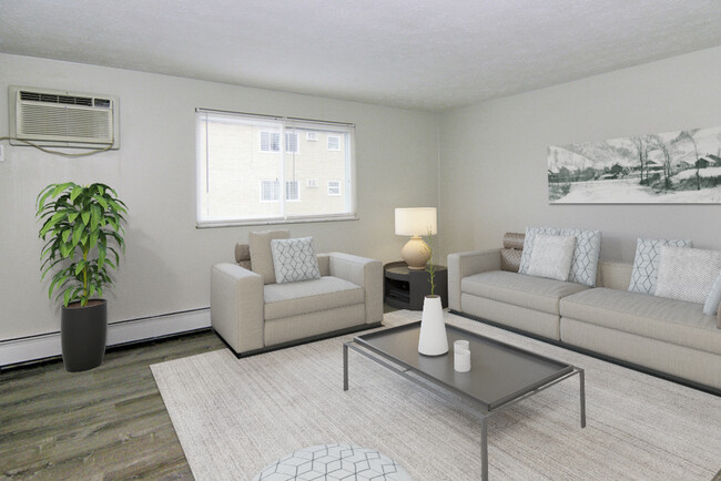 Living Room - 1 & 2 Bedrooms at Clearwater Apartments – ...