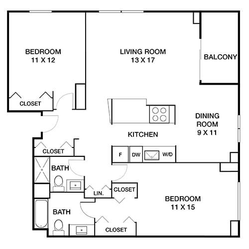 Floorplan - Evanston Place