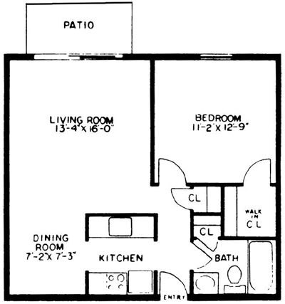 1BR/1BA - Wentworth Estates