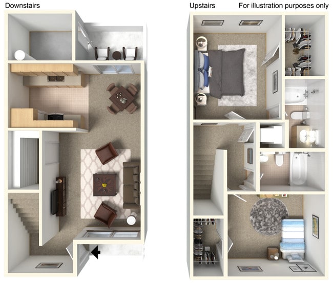 Floorplan - Westwood Townhomes and Apartments
