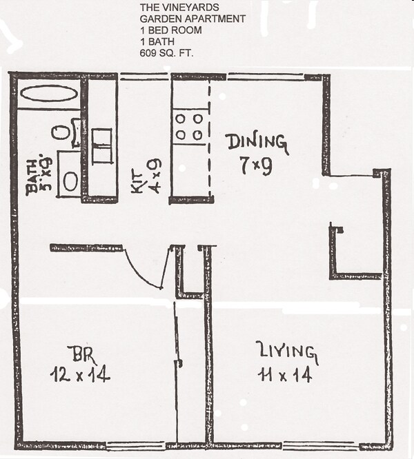1BR/1BA - The Vineyards