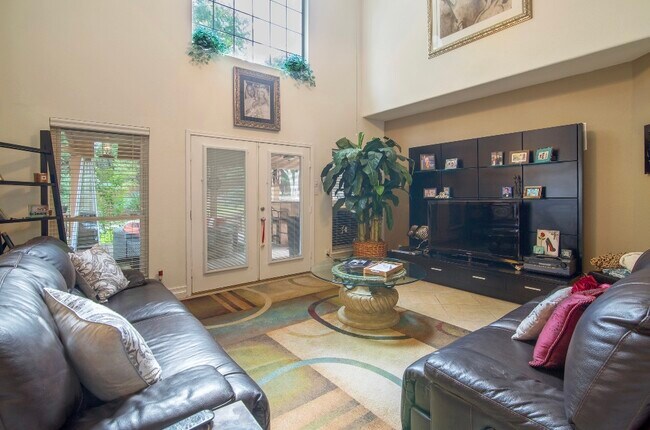 LIVING ROOM WITH 80 IN TV - 14935 Turret Run