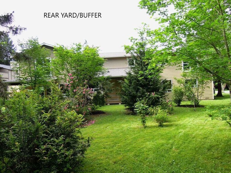 Back yard green belt - 321 3rd Pl NW