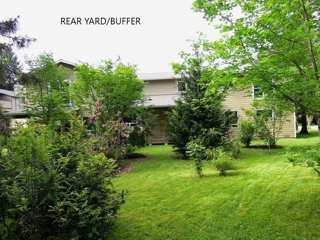 Back yard green belt - 321 3rd Pl NW