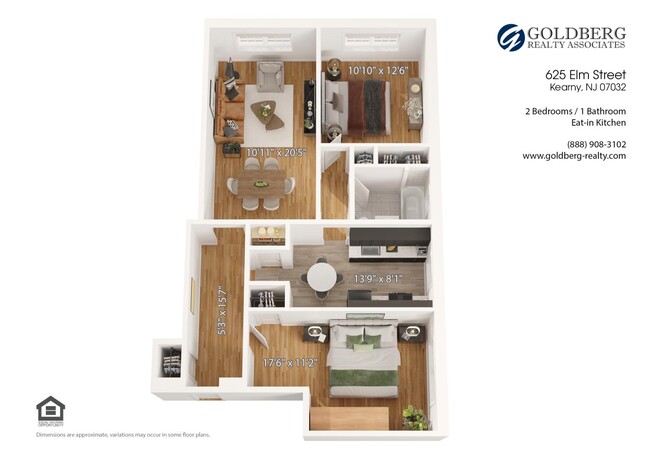 Floorplan - 625 Elm Street Apartments