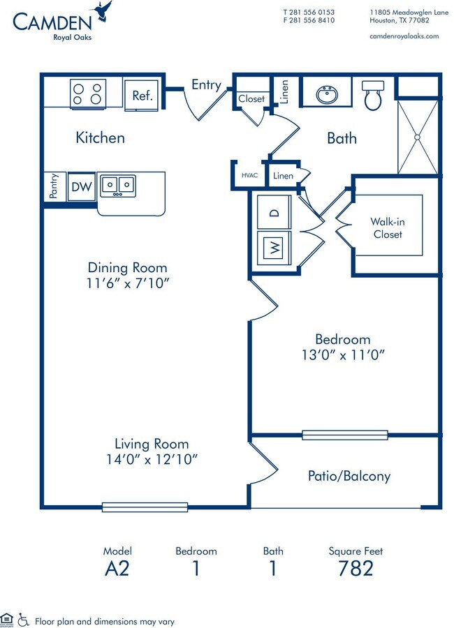Floorplan - Camden Royal Oaks I