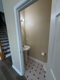 Half Bath downstairs - 502 Brittany Way