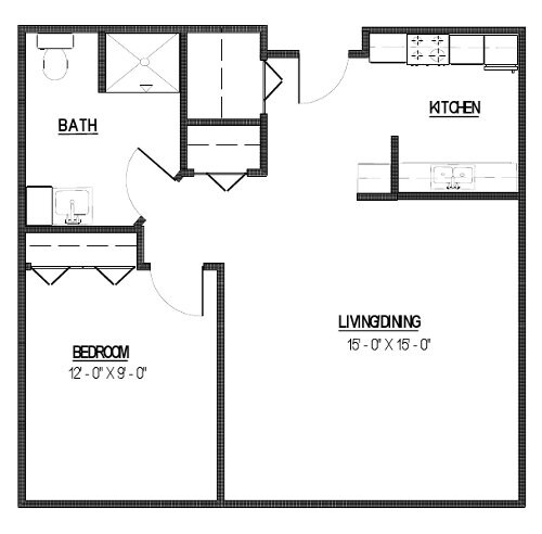 Unit A - Park Place Apartments