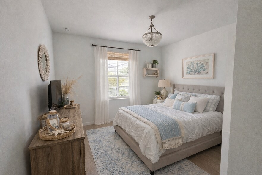 Guest room/5th bedroom furnished - 2340 Feather Brook Ln