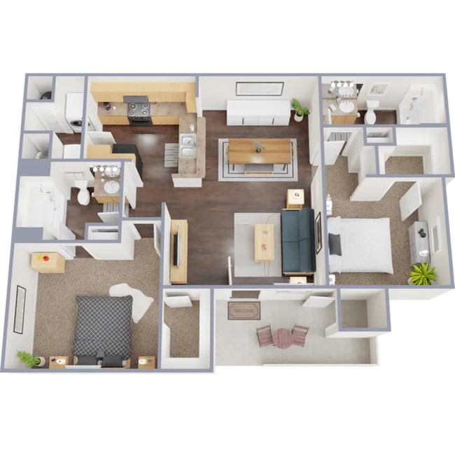 B2 Floorplan - Crescent Village