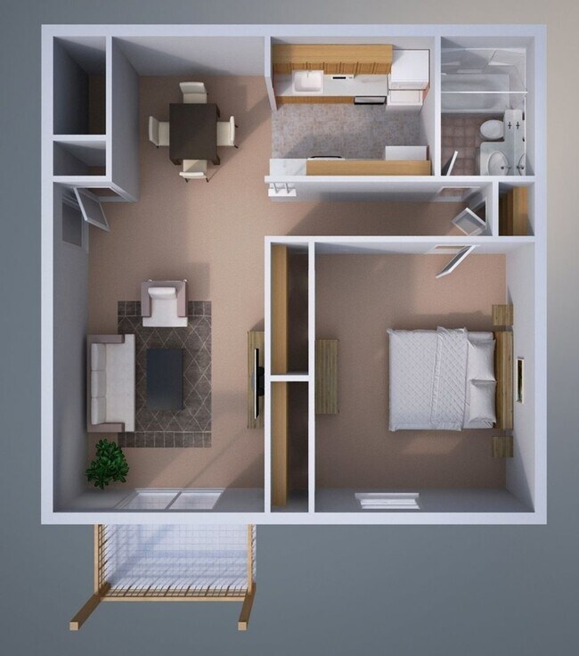 Building Photo - One Bedroom Signature Style Apartment Walk-In Level